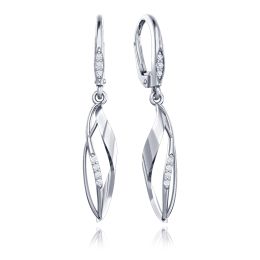 MOISS náušnice z bílého zlata