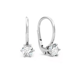 MOISS dětské náušnice z bílého zlata