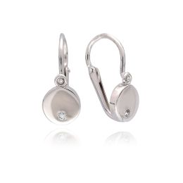 MOISS dětské náušnice z bílého zlata