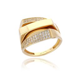 MOISS prsten ze žlutého zlata