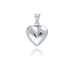MOISS přívěsek z bílého zlata SRDCE