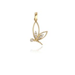 MOISS přívěsek ze žlutého zlata VÁŽKA