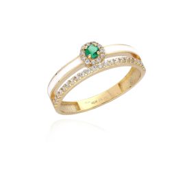 MOISS prsten ze žlutého zlata