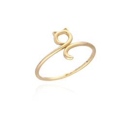 MOISS prsten ze žlutého zlata KOČKA