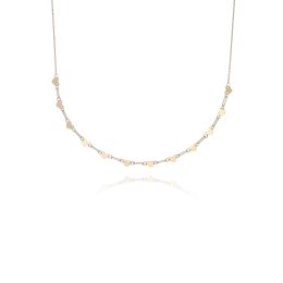 MOISS náhrdelník ze žlutého zlata SRDCE