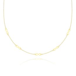 MOISS náhrdelník ze žlutého zlata NEKONEČNO