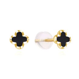 MOISS stříbrné náušnice ONYX