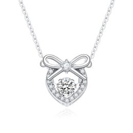 MOISS stříbrný náhrdelník SRDCE