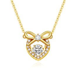 MOISS stříbrný náhrdelník SRDCE