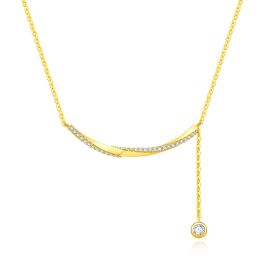 MOISS stříbrný náhrdelník GOLD