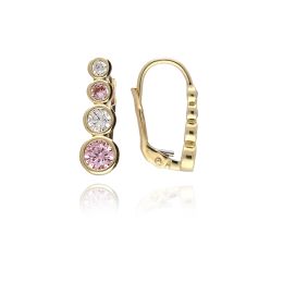 MOISS náušnice ze žlutého zlata