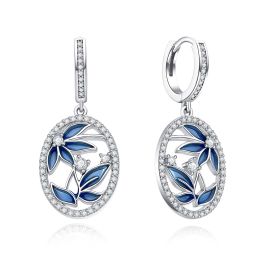 MOISS stříbrné náušnice KVĚTINA