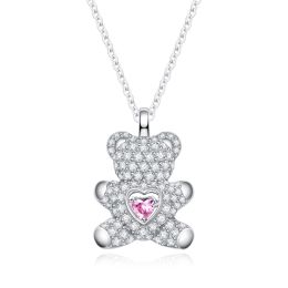 MOISS stříbrný náhrdelník MEDVĚD
