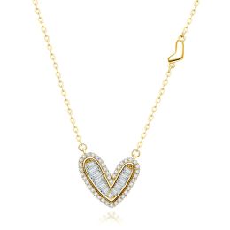 MOISS stříbrný náhrdelník SRDCE