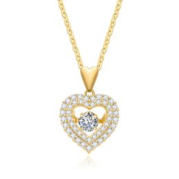 MOISS stříbrný náhrdelník SRDCE