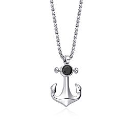 DIVERSE náhrdelník z oceli KOTVA