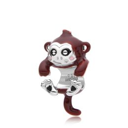 MOISS stříbrný přívěsek SMMALT OPICE