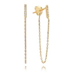 MOISS náušnice ze žlutého zlata