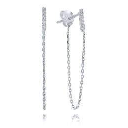 MOISS náušnice z bílého zlata