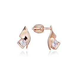 MOISS stříbrné náušnice ROSE