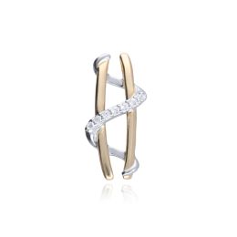 MOISS stříbrný přívěsek BICOLOR