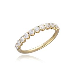 MOISS LG diamantový prsten ze žlutého zlata