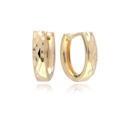 MOISS náušnice ze žlutého zlata