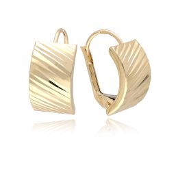 MOISS náušnice ze žlutého zlata