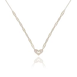 MOISS náhrdelník ze žlutého zlata SRDCE