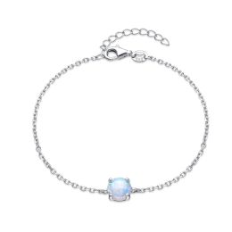 MOISS stříbrný náramek OPÁL