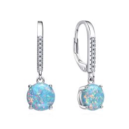 MOISS stříbrné náušnice OPÁL
