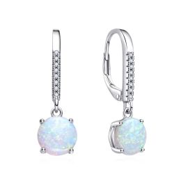 MOISS stříbrné náušnice OPÁL