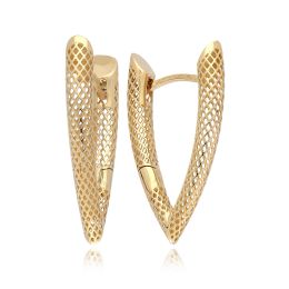 MOISS náušnice ze žlutého zlata