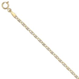 MOISS řetízek ze žlutého zlata BICOLOR