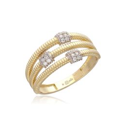 MOISS prsten ze žlutého zlata