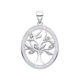 MOISS stříbrný přívěsek OPÁL STROM