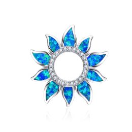 MOISS stříbrný přívěsek OPÁL SLUNCE