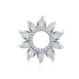 MOISS stříbrný přívěsek OPÁL SLUNCE