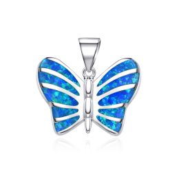 MOISS stříbrný přívěsek OPÁL MOTÝL