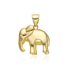 MOISS stříbrný přívěsek SLON GOLD