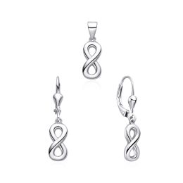 MOISS stříbrná sada NEKONEČNO