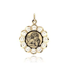 MOISS přívěsek ze žlutého zlata ANDĚL