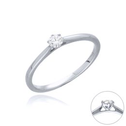 MOISS LG diamantový prsten z bílého zlata