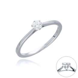 MOISS LG diamantový prsten z bílého zlata