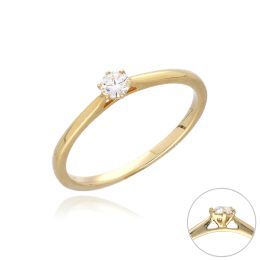 MOISS LG diamantový prsten ze žlutého zlata