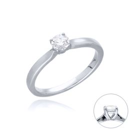 MOISS LG diamantový prsten z bílého zlata