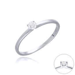 MOISS LG diamantový prsten z bílého zlata