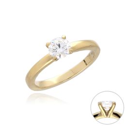 MOISS LG diamantový prsten ze žlutého zlata