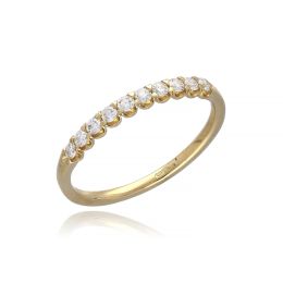 MOISS LG diamantový prsten ze žlutého zlata