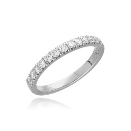 MOISS LG diamantový prsten z bílého zlata
